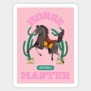 Horse Riding Master Horse Rider Magnet